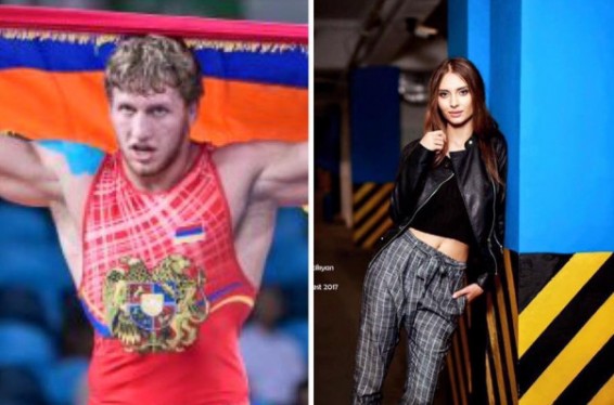 Օլիմպիական չեմպիոն Արթուր Ալեքսանյանը «Միսս Հայաստան» Լիլի Սարգսյանի հետ մասնակցել է մարզման