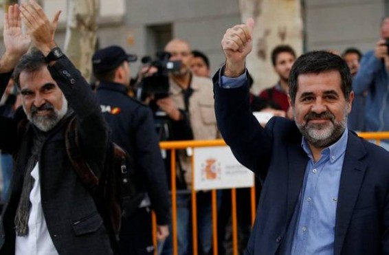 Իսպանիայում կալանքի տակ են վերցրել Կատալոնիայի անկախության շարժման երկու առաջնորդների