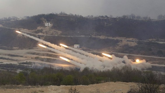 Американские военные проводят в Южной Корее учения по эвакуации