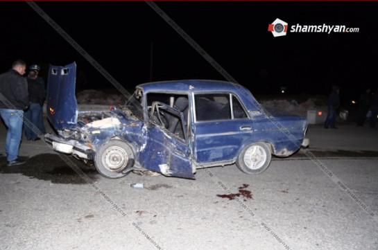 Խոշոր վթար Արագածոտնի մարզում. 1 զոհ, 4 վիրավոր