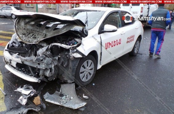Երևանում բախվել են տաքսի Toyota-ն ու մարդատար ГАЗель-ը. կա 10 վիրավոր, բոլորը` երեխաներ. Shamshyan.com