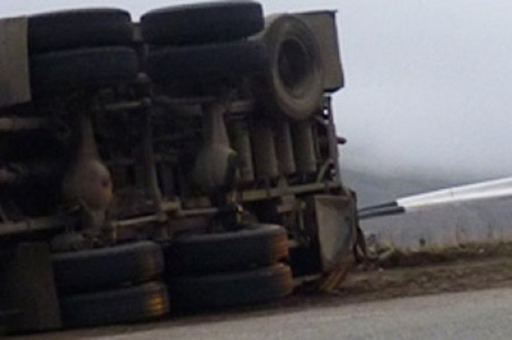 Վրացական բեռնատարը վթարի է ենթարկվել. կան տուժածներ