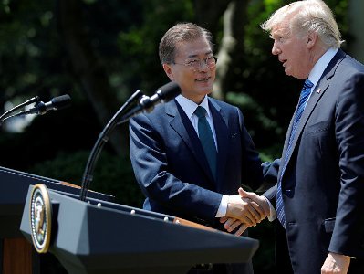 Մունը եւ Թրամփը պայմանավորվել են Հյուսիսային Կորեայի նկատմամբ առավելագույն ճնշման եւ պատժամիջոցների հարցում