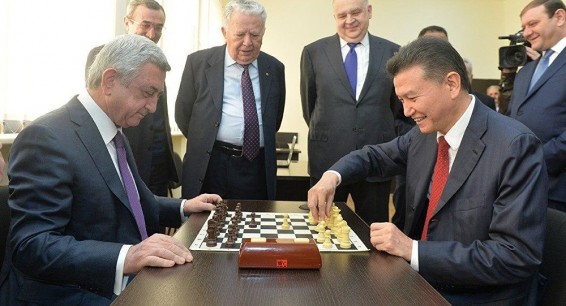 Шахматы для президентов: Саргсян дал возможность реванша главе FIDE