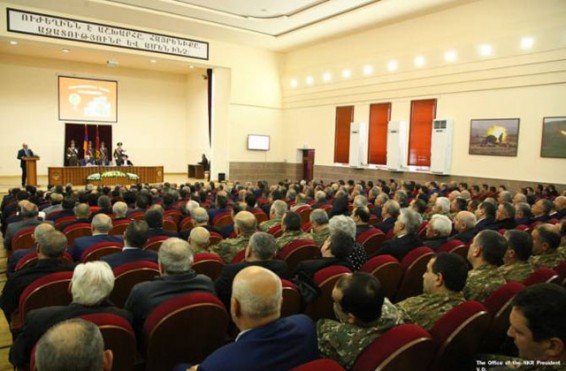 Բակո Սահակյանը մասնակցել է Արցախի ազատամարտիկների միության 7-րդ համաժողովին