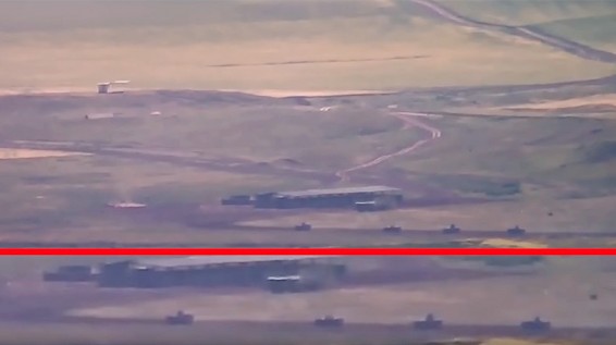 Минобороны Арцаха распространило новое видео о перемещениях ВС Азербайджана на передовой