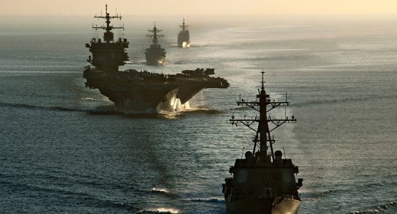 Американская авианосная группировка присоединилась к ударам по Сирии