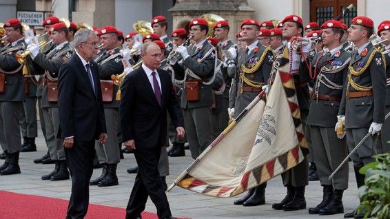 VIDEO: Путин прибыл в Вену