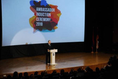 Նախագահը ներկա է գտնվել «Դասավանդի՛ր, Հայաստան»-ի «Ես դառնում եմ դեսպան» ամենամյա միջոցառմանը