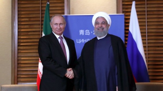 Встреча Роухани и Путина на полях Шанхайской сессии