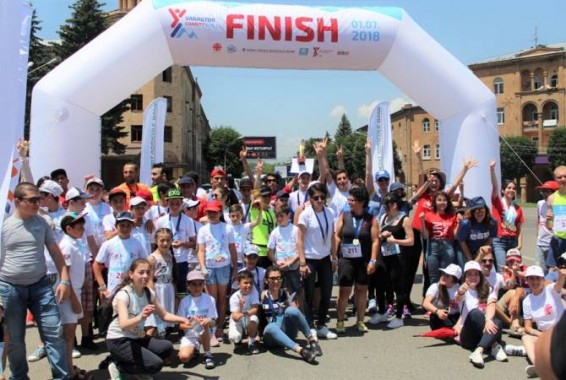 Վանաձորում անցկացվեց բարեգործական վազք