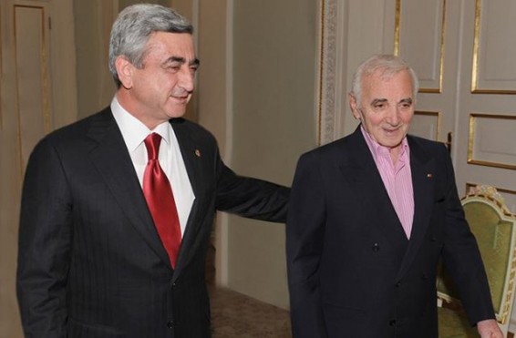 «Նա մարմնավորեց հայ ազգի ճակատագիրը, նրա վերածնունդը». Սերժ Սարգսյանը՝ Շառլ Ազնավուրի մասին