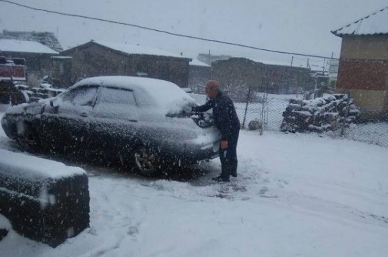 Շիրակի մարզում ձյուն է տեղացել