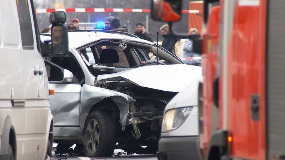 VIDEO: Опубликовано видео с места взрыва в Берлине