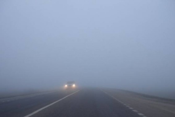 На поворотах Дилижана – густой туман, видимость – 5 метров