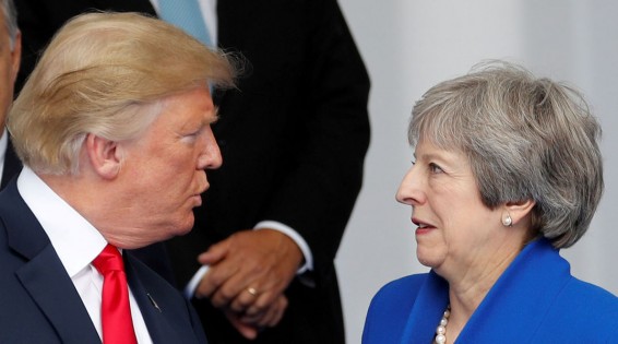 Зря звонила: Трамп сорвал на Мэй всю свою злость к Европе