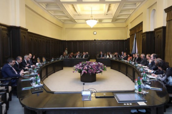 Մհեր Գրիգորյանը ԵԽ աշխատանքային խմբի անդամների հետ քննարկել է ՀՀ-ԵՄ համաձայնագրի ճանապարհային քարտեզի միջոցառումները