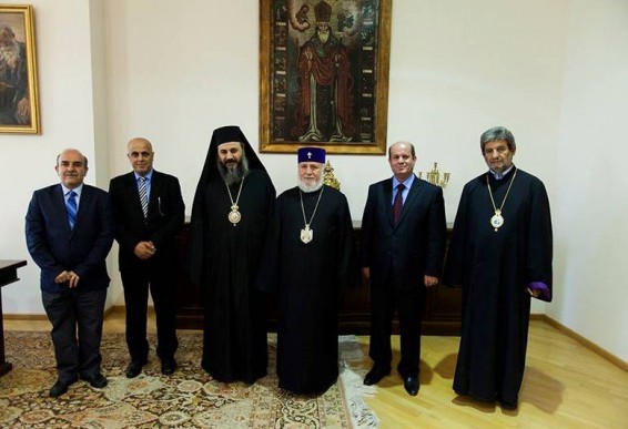 Ամենայն Հայոց Կաթողիկոսն ընդունեց Անտիոքի Ուղղափառ Եկեղեցու միտրոպոլիտին