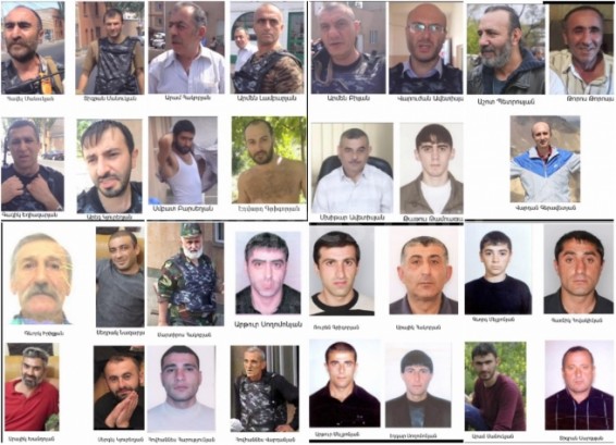 Ոստիկանությունը հրապարակել է զինված խմբի 31 անդամների անունները