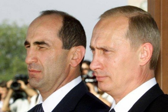 Владимир Путин поздравил Роберта Кочаряна с Новым Годом и Рождеством Христовым
