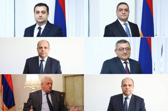 ՀՀ նախագահ Արմեն Սարգսյանը դիվանագիտական աստիճաններ է շնորհել մի շարք պաշտոնյաների
