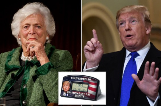 Բարբարա Բուշն այնքան էր ատում Թրամփին, որ նրա պաշտոնավարման ավարտի հետհաշվարկը վարող ժամացույց էր պահում. Daily Mail