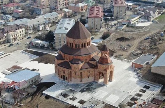 Ապրիլի 7-ին տեղի կունենա Ստեփանակերտի Աստվածամոր Սուրբ Հովանի Մայր Տաճարի օծման և բացման արարողությունը