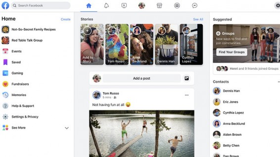 Удобнее и проще: Цукерберг показал новый дизайн Facebook