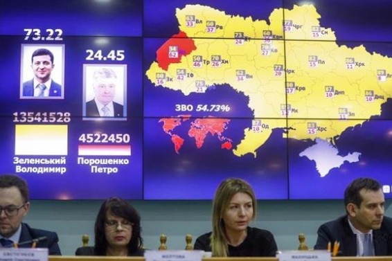 Ուկրաինանում հրապարակվել են 2019-ի նախագահական ընտրությունների արդյունքները