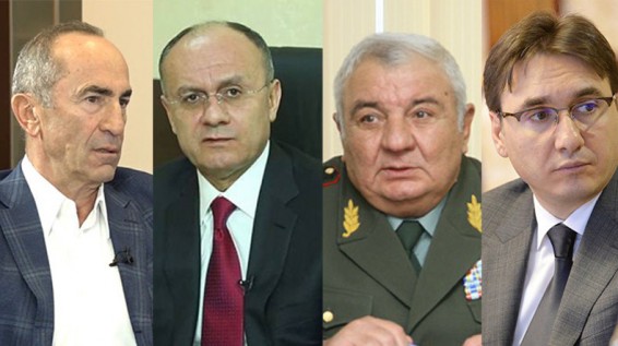 Известна дата первого заседания по уголовному делу в отношении Кочаряна, Оганяна, Хачатурова и Геворкяна