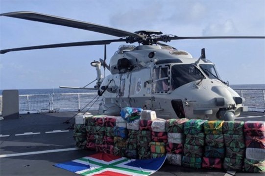 Նիդեռլանդների թագավորական նավատորմը թմրանյութերի խոշոր խմբաքանակ է առգրավել