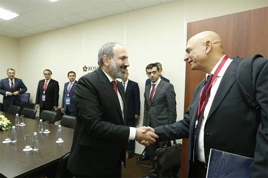 Սանկտ Պետերբուրգում քննարկվել են բարձր տեխնոլոգիաների ոլորտում Հայաստանի և Իսրայելի միջև համագործակցության զարգացման հեռանկարները
