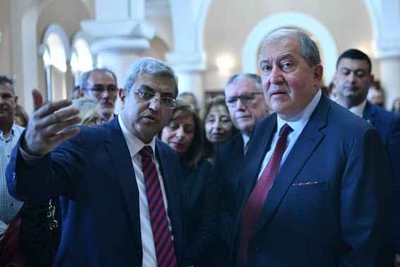 Արմեն Սարգսյանի մասնակցությամբ Մատենադարանում բացվել է «Երեք հայերեն ձեռագիր Տոսկանայից» խորագրով ցուցահանդեսը