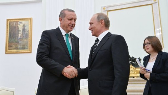 Путин и Эрдоган начали встречу с рукопожатия