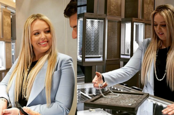 Թրամփի դուստրը բրիտանական խանութներից մեկում ավելի քան 637 000 դոլարանոց ադամանդյա թևնոց է գնել