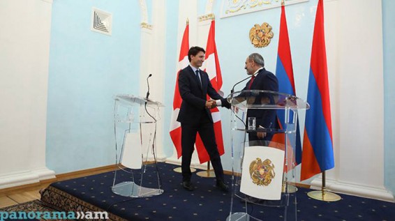 Նիկոլ Փաշինյանը շնորհավորել է Ջասթին Թրյուդոյին