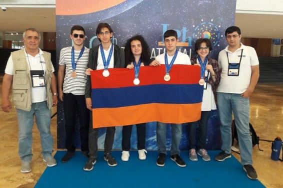 «Ֆիզիկա» առարկայի դպրոցականների միջազգային օլիմպիադայում ՀՀ թիմը նվաճել է 5 բրոնզե մեդալ. մասնակցել է 78 երկրի 384 աշակերտ