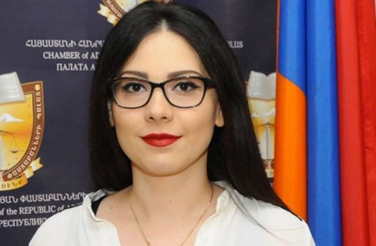 Премьер-министр Армении назначил Србуи Галян заместителем министра юстиции