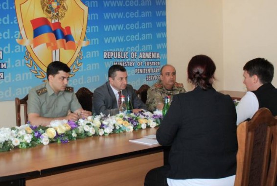Քրեակատարողական ծառայության պետն ընդունել է Կարմիր խաչի միջազգային կոմիտեի պատվիրակությանը