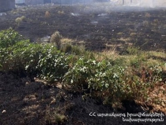 Գրանցվել է խոտածածկ տարածքներում բռնկված 90 հրդեհ. այրվել է 150 հա տարածք