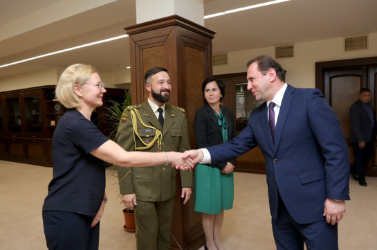 Դավիթ Տոնոյանը կարևորել է Հայաստանի և Լիտվայի պաշտպանության նախարարների կանոնավոր երկխոսությունը