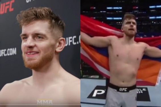VIDEO: Арцах для Трампа: боец Эдмен Шахбазян вышел на ринг UFC 244, где присутствовал Трамп, под композицию 