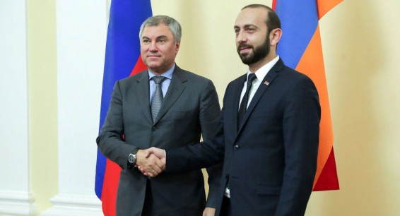 Это знаковое событие: Мирзоян и Володин обсудили повестку заседания ПА ОДКБ в Ереване