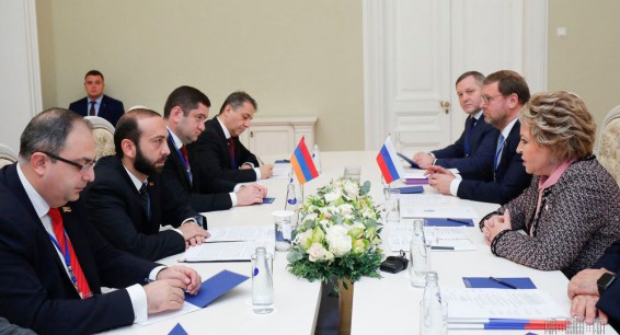 Мирзоян обсудил с Матвиенко вопрос Карабаха