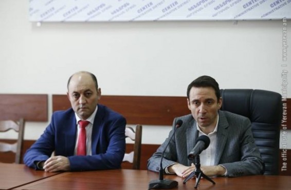 Հայկ Մարությանը աշխատակազմին է ներկայացրել Կենտրոն վարչական շրջանի նորանշանակ ղեկավար Ավետ Պողոսյանին