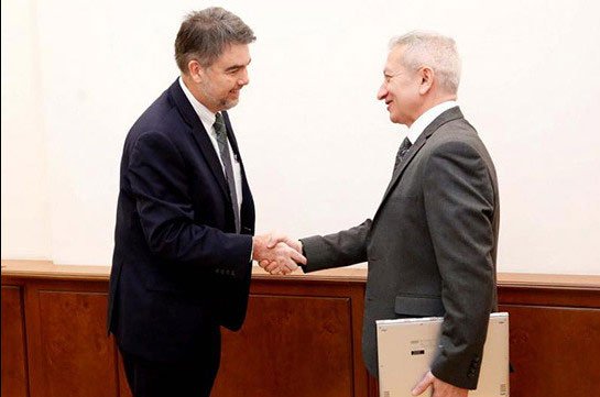 Ատոմ Ջանջուղազյանն ընդունել է ԱՄՀ հայաստանյան առաքելության ղեկավարին