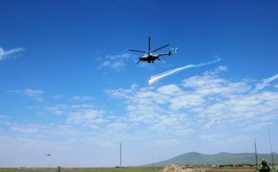 Ռուս ուղղաթիռավարները Հայաստանի լեռներում սովորում են խոցել պայմանական հակառակորդին