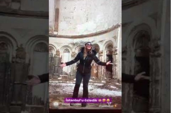 Турецкая певица исполнила эстрадную песню в армянском соборе в Ани: жена министра Турции одобрила