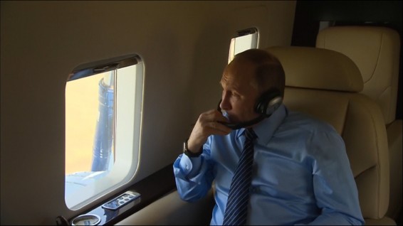 Путин с вертолёта осмотрел новый курортный комплекс в Алтайском крае