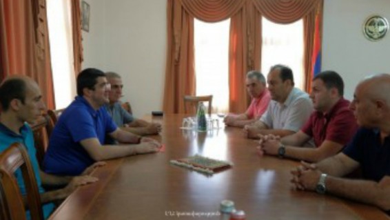 ԼՂՀ-ում կառուցվել է առաջնագծի զորամասերից մեկի մարտական մի շարք դիրքերին սպասարկող ջրագիծ